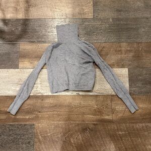 Dynamite Light Gray Long Sleeve Turtleneck